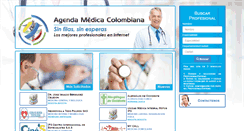 Desktop Screenshot of agendamedicacolombiana.com